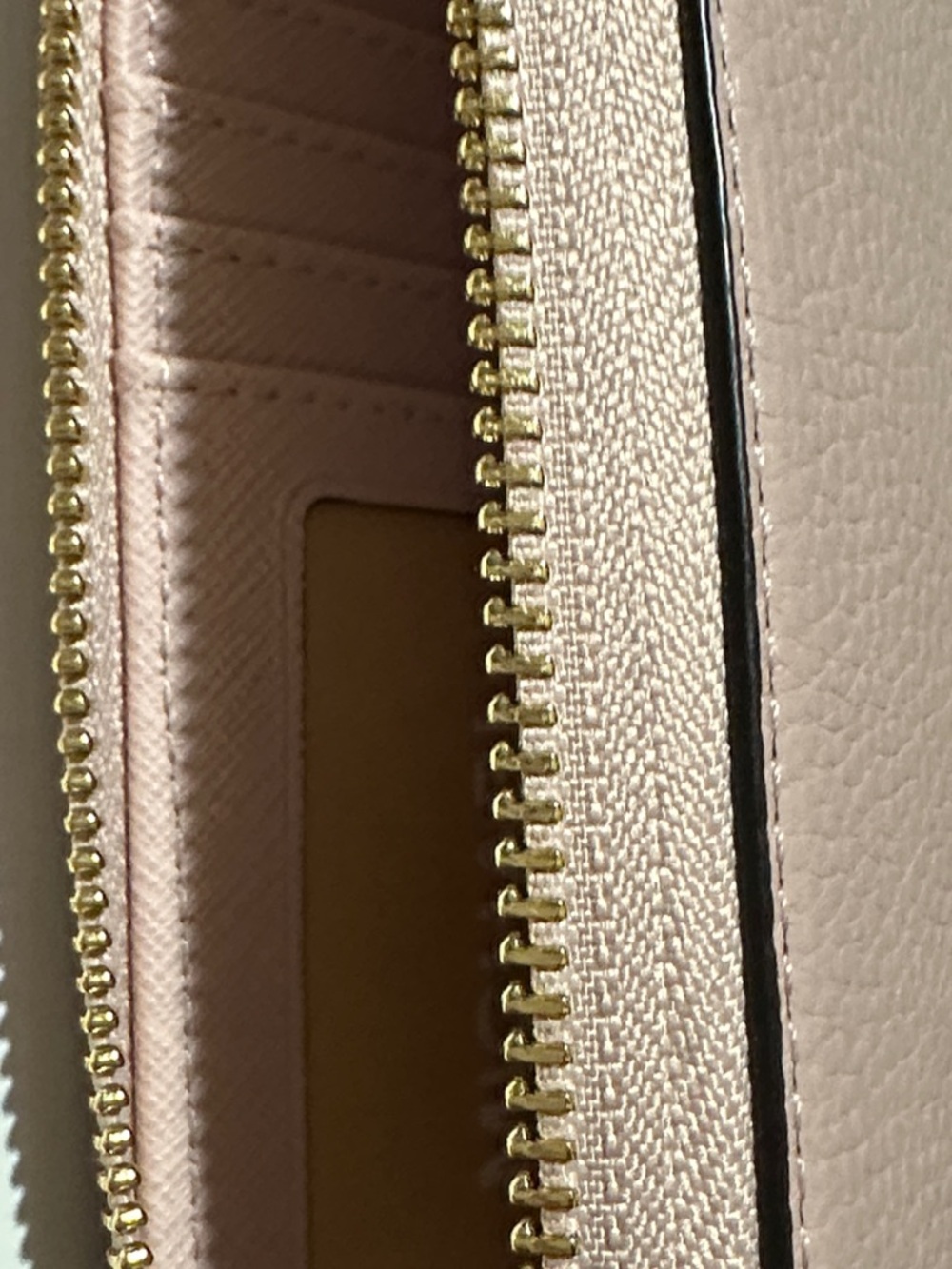 Michael Kors Dusty Pink Pebbled Leather Wristlet Wallet - Picture 14 of 16